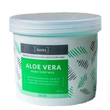 Looks Warm Strip Wax 450g - Aloe Vera Creme