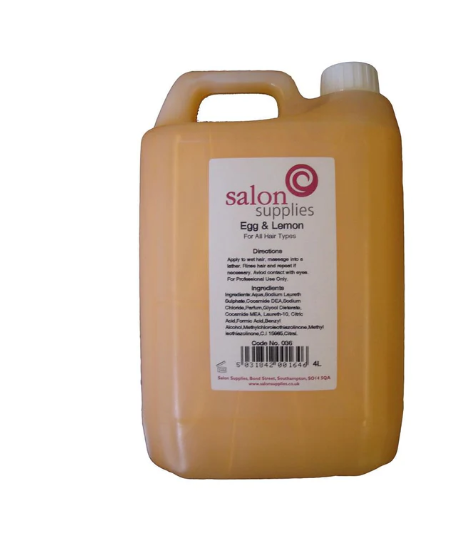 Egg and Lemon Shampoo 4 Litre