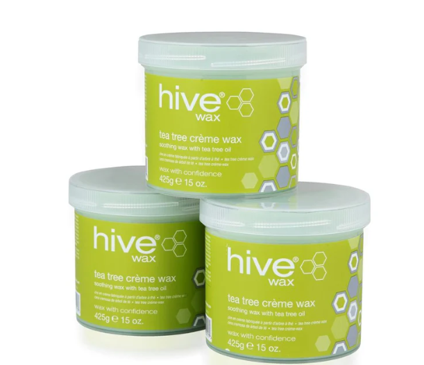 Hive Of Beauty Options Tea Tree Creme Wax 3 Pack