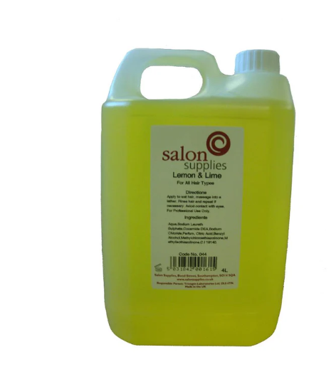 Lemon and Lime Shampoo 4 Litre
