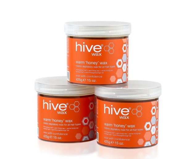 Hive Of Beauty Options Warm Honey Wax 3 Pack